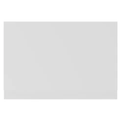 Gloss White MDF 800mm End Bath Panel With Plinth