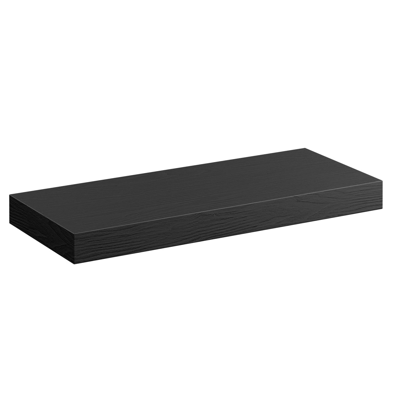 Napoli Nero Oak 30cm Floating Bathroom Shelf - Image 3