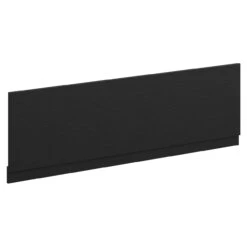 Nero Oak MDF 1700mm Front Bath Panel With Plinth -Bathroom Accessories Store napoli nero oak mdf 1700mm front bath panel with plinth left 67148.1675857099