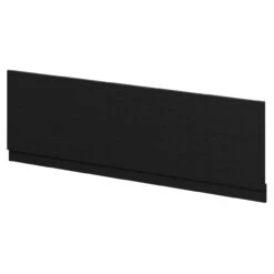 Nero Oak MDF 1700mm Front Bath Panel With Plinth