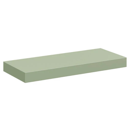 Napoli Olive Green 30cm Floating Bathroom Shelf - Image 3