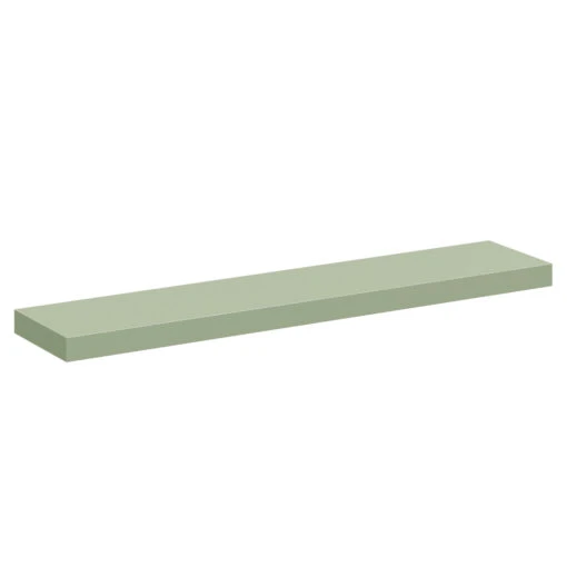 Napoli Olive Green 60cm Floating Bathroom Shelf - Image 3