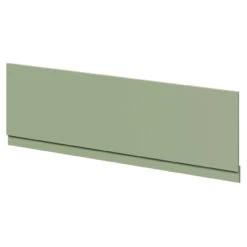 Olive Green MDF 1700mm Front Bath Panel With Plinth