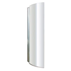 Nuie 720mm Curved Bath Screen - NCS0