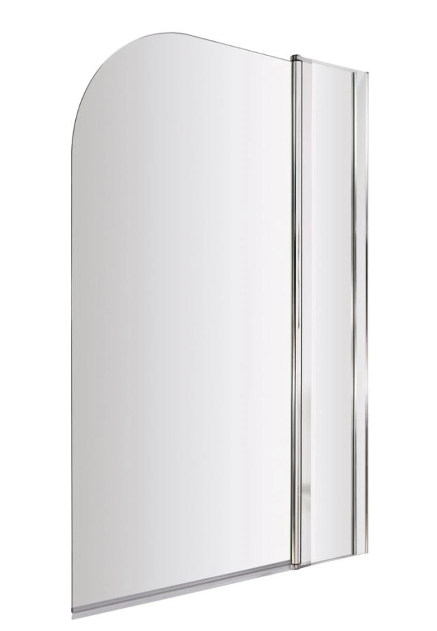 Nuie 790mm Straight Bath Screen With Fixed Panel - NSS2