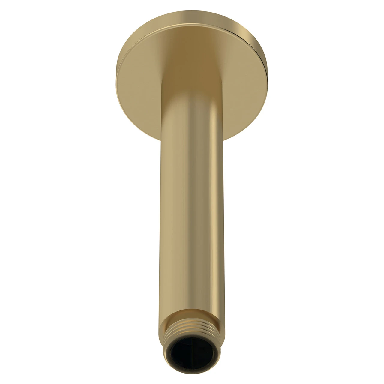 Nuie Brushed Brass Round Ceiling Arm 150mm - ARM815