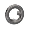 Nuie Brushed Gunmetal Round Overflow Cover - OVFL07