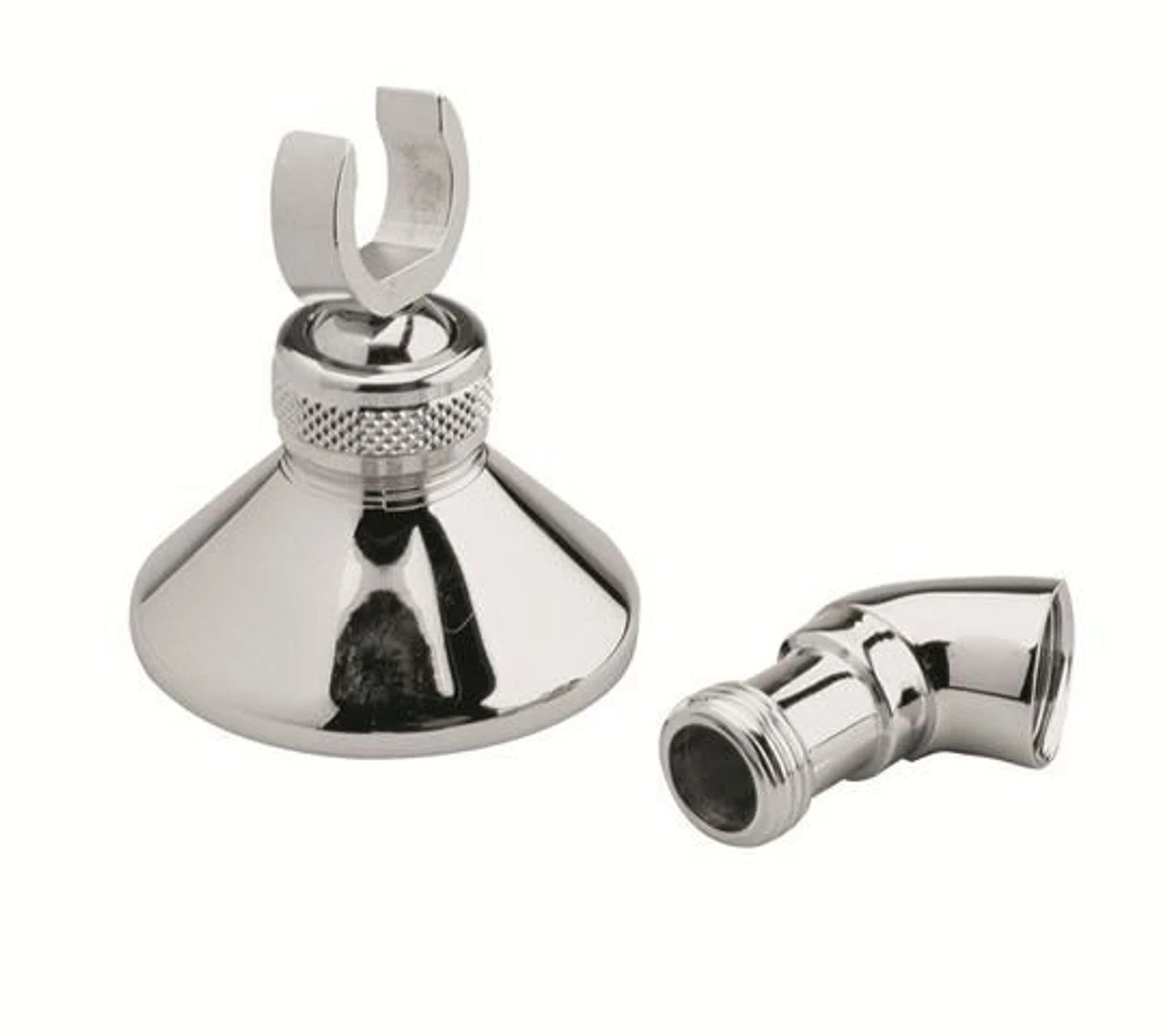 Nuie Chrome Plated Wall Bracket And Elbow - A310A