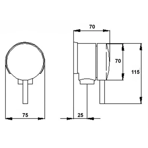 Nuie Freeflow Bath Filler Pop-up Waste & Overflow - E358 - Image 2
