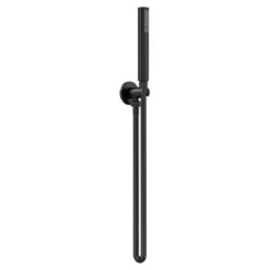 Nuie Matt Black Round Shower Handset Kit - A4263