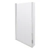 Nuie Quattro 808mm Square Hinged Shower Bath Screen - NSBS7
