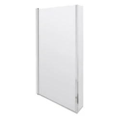Nuie Quattro 808mm Square Hinged Shower Bath Screen - NSBS7
