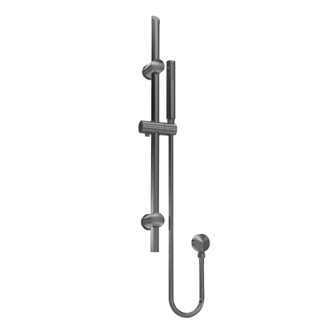 Nuie Round Shower Slide Rail Kit With Outlet Elbow - STY742