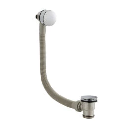 Nuie Round Slimline Freeflow Bath Filler - E316