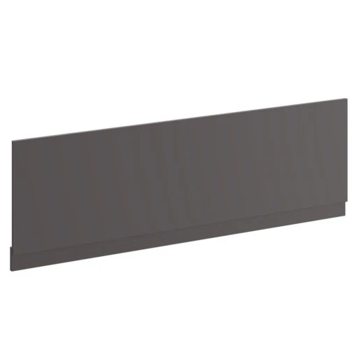 Gloss Grey MDF 1700mm Front Bath Panel - Image 3