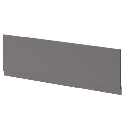 Gloss Grey MDF 1700mm Front Bath Panel - Image 2