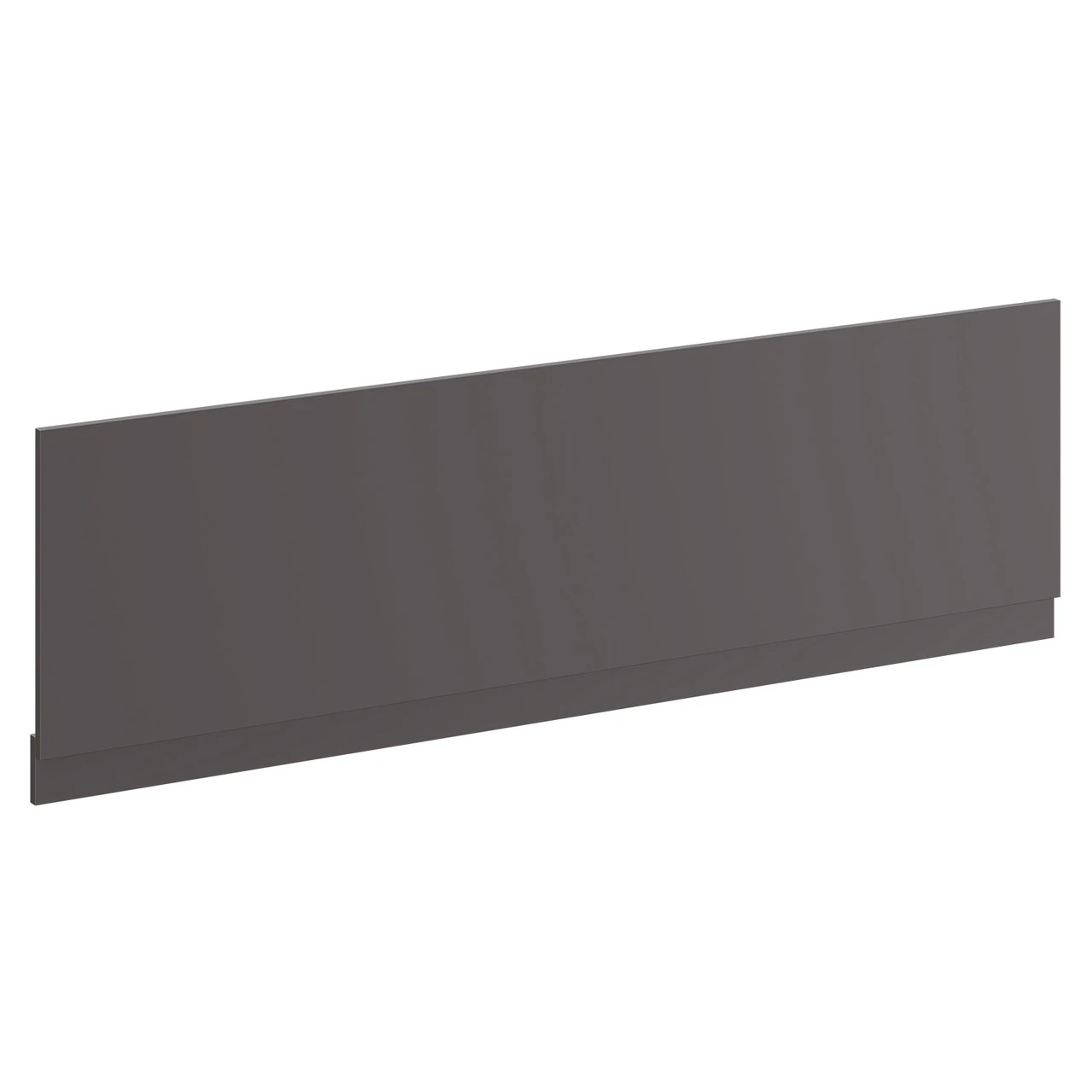 Gloss Grey MDF 1800mm Front Bath Panel - Image 3