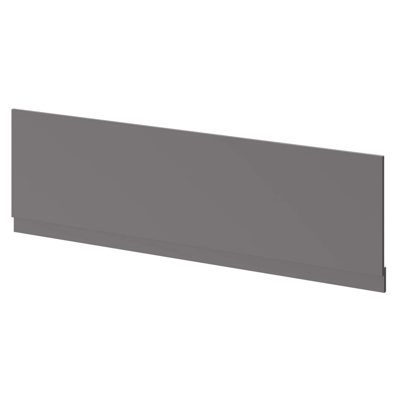 Gloss Grey MDF 1800mm Front Bath Panel - Image 2