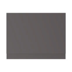 Gloss Grey MDF 700mm End Bath Panel