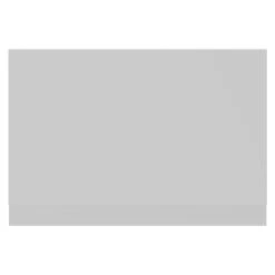 Oslo Gloss Grey Mist MDF 800mm End Bath Panel
