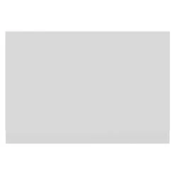 Matt White MDF 800mm End Bath Panel