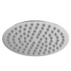 Polished Chrome 200mm Thin Round Fixed Shower Head