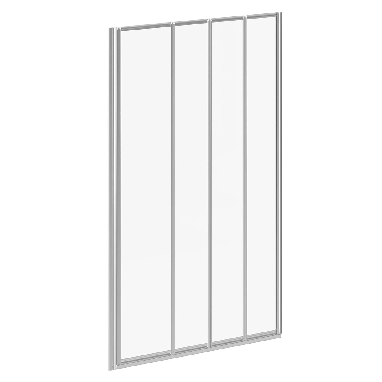 Polished Chrome 840mm Four Fold Shower Screen - Image 4