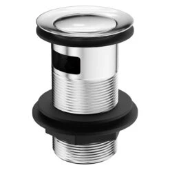 Polished Chrome Standard Slotted Click Clack Basin Waste