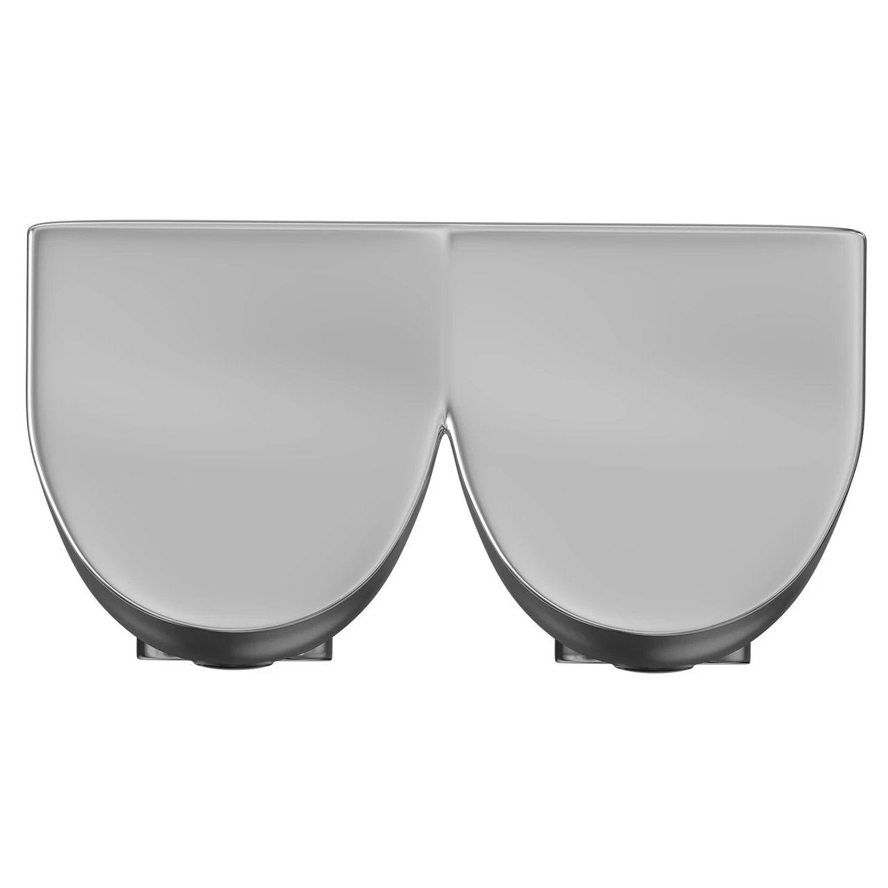 Polished Chrome Wall Mounted Double Liquid Soap And Shampoo Dispenser - Image 5