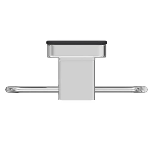 PushLoc Polished Chrome Wall Mounted Toilet Roll Holder - Image 5