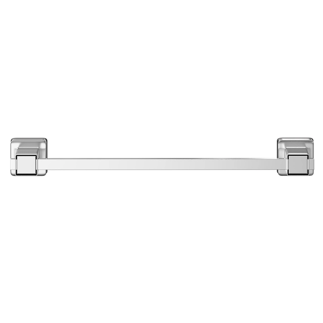 PushLoc Polished Chrome Wall Mounted Towel Rail - Image 2