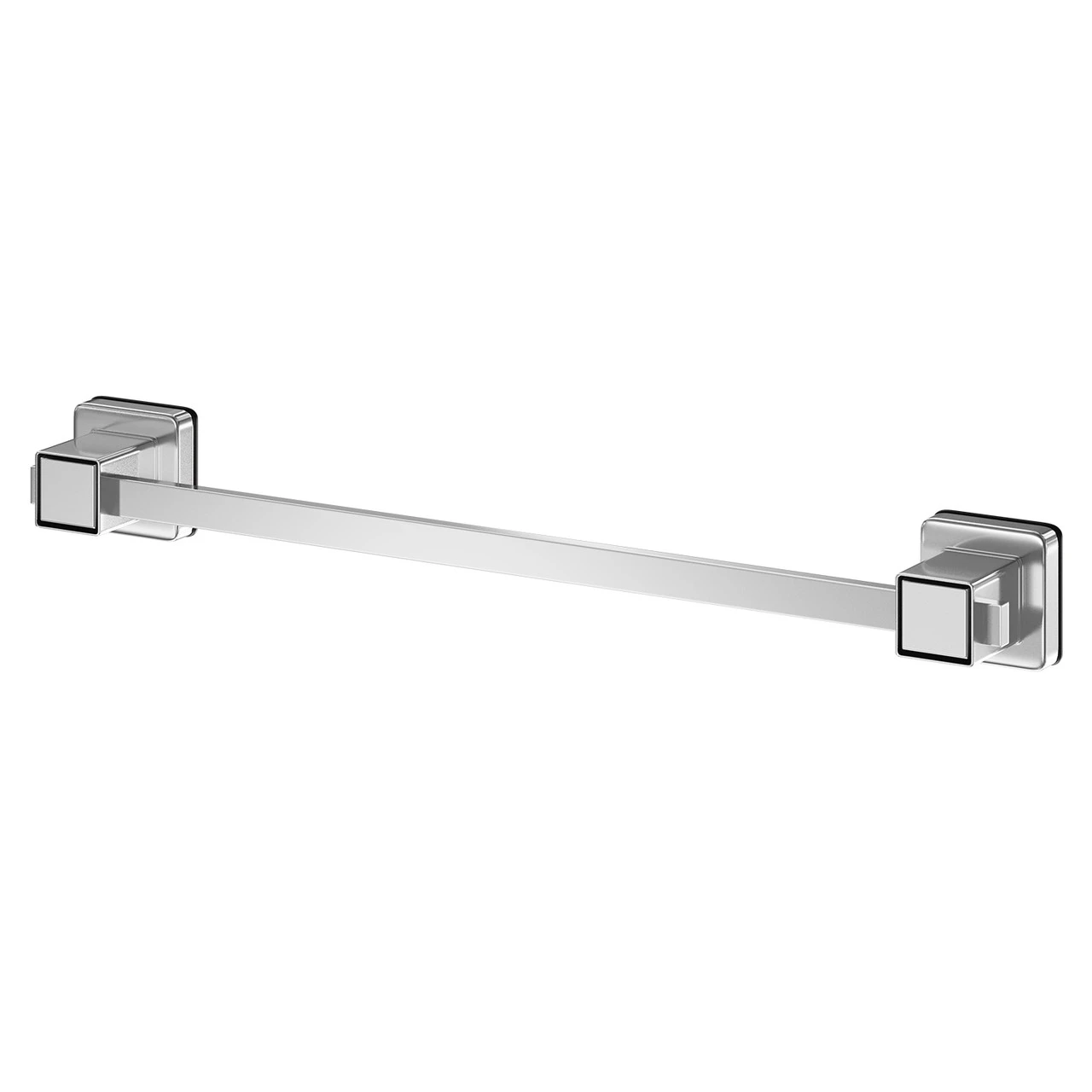 PushLoc Polished Chrome Wall Mounted Towel Rail