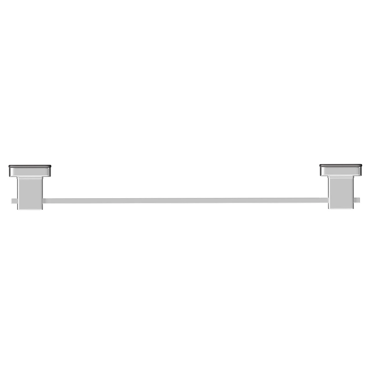 PushLoc Polished Chrome Wall Mounted Towel Rail - Image 5
