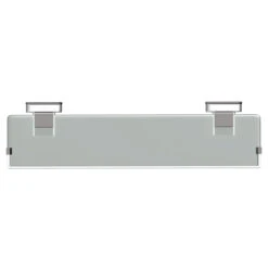 PushLoc Polished Chrome And Glass Wall Mounted Vanity Shelf -Bathroom Accessories Store pushloc polished chrome wall mounted vanity shelf top 14734.1652444787