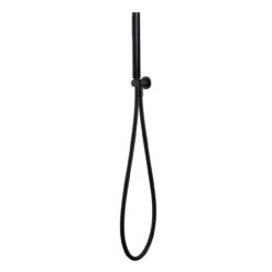 RAK Black Round Shower Handset Wall Bracket Kit - RAKSHW4002B