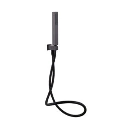 RAK Black Square Shower Handset Wall Bracket Kit - RAKSHW4003B