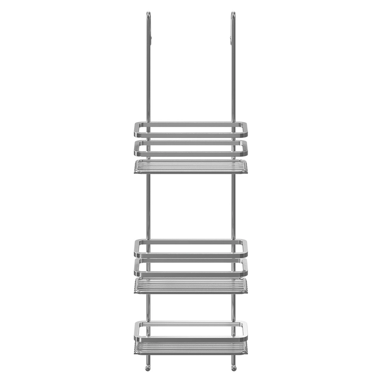 Selena Polished Chrome 3 Tier Hanging Shower Caddy - Image 2