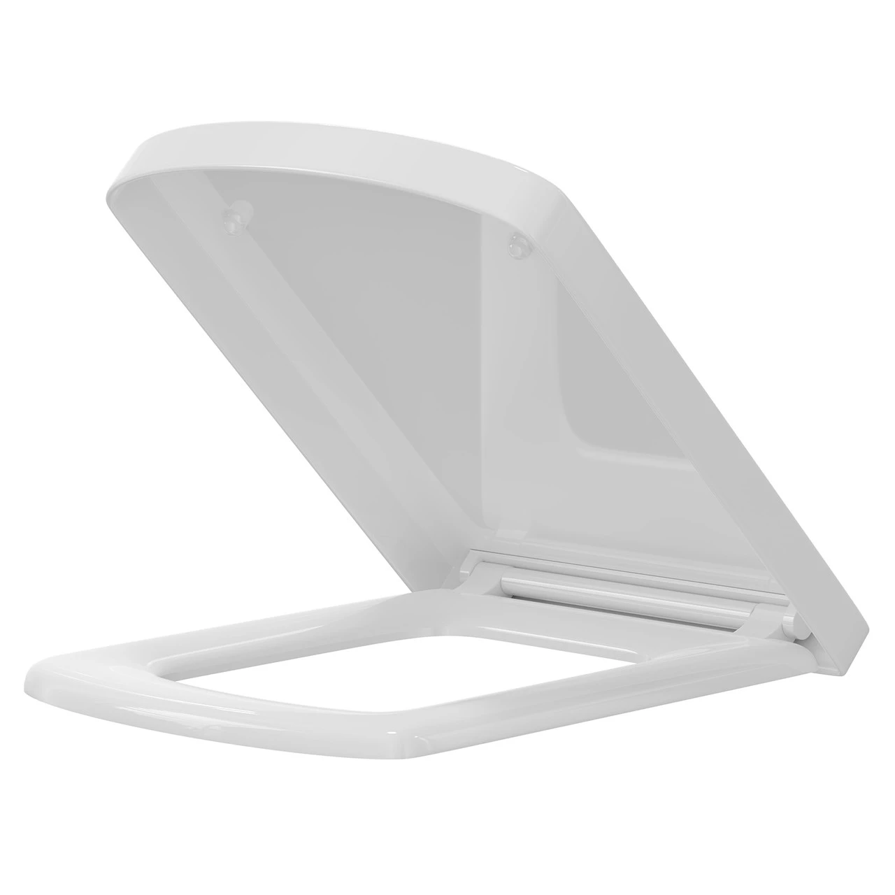 Smiley 340mm Square Quick Release Soft Close Toilet Seat