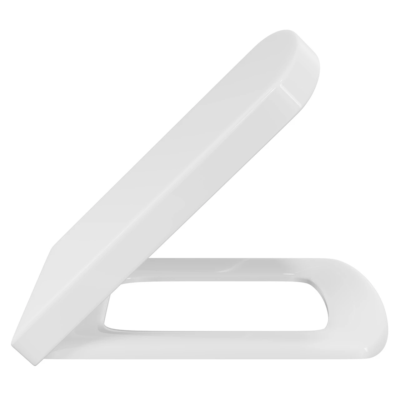 Smiley 340mm Square Quick Release Soft Close Toilet Seat - Image 4