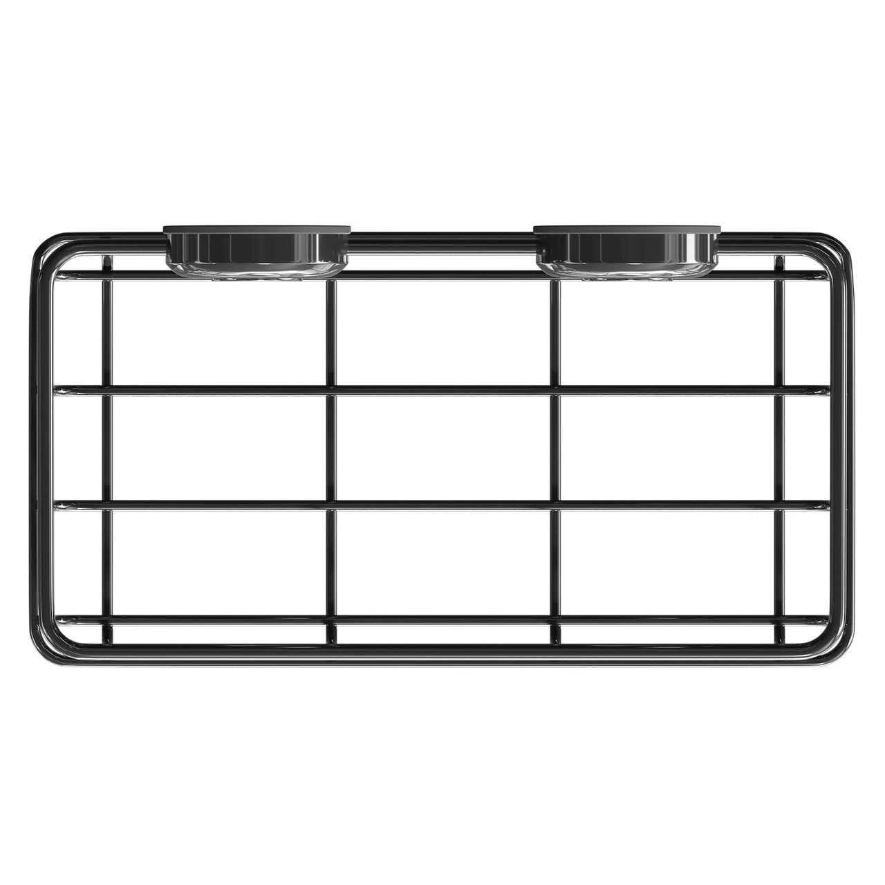SuctionLoc Black Wall Mounted Bottle Basket - Image 5