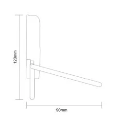 SuctionLoc Black Wall Mounted Toilet Roll Holder -Bathroom Accessories Store suctionloc black wall mounted toilet roll holder line side 26164.1658132862