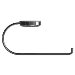 SuctionLoc Black Wall Mounted Toilet Roll Holder -Bathroom Accessories Store suctionloc black wall mounted toilet roll holder top 87464.1658132862