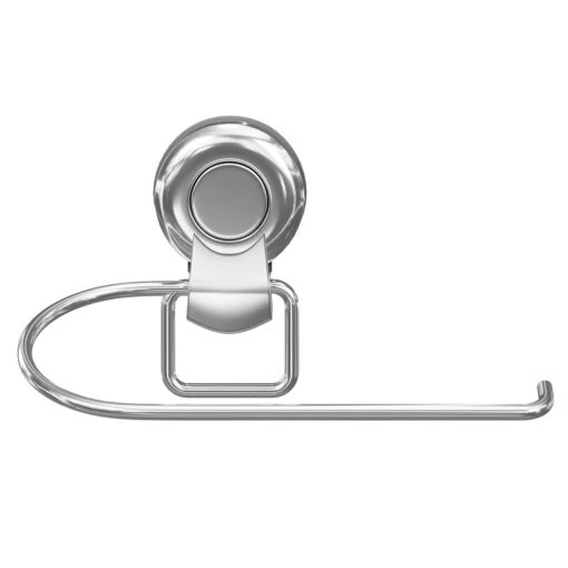 Windsor. SuctionLoc Chrome Wall Mounted Toilet Roll Holder - Image 2