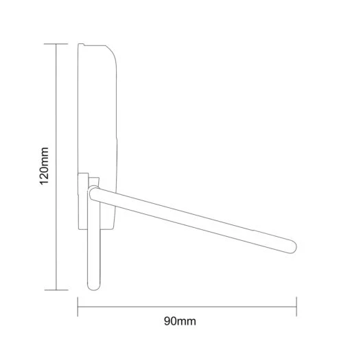 Windsor. SuctionLoc Chrome Wall Mounted Toilet Roll Holder - Image 6