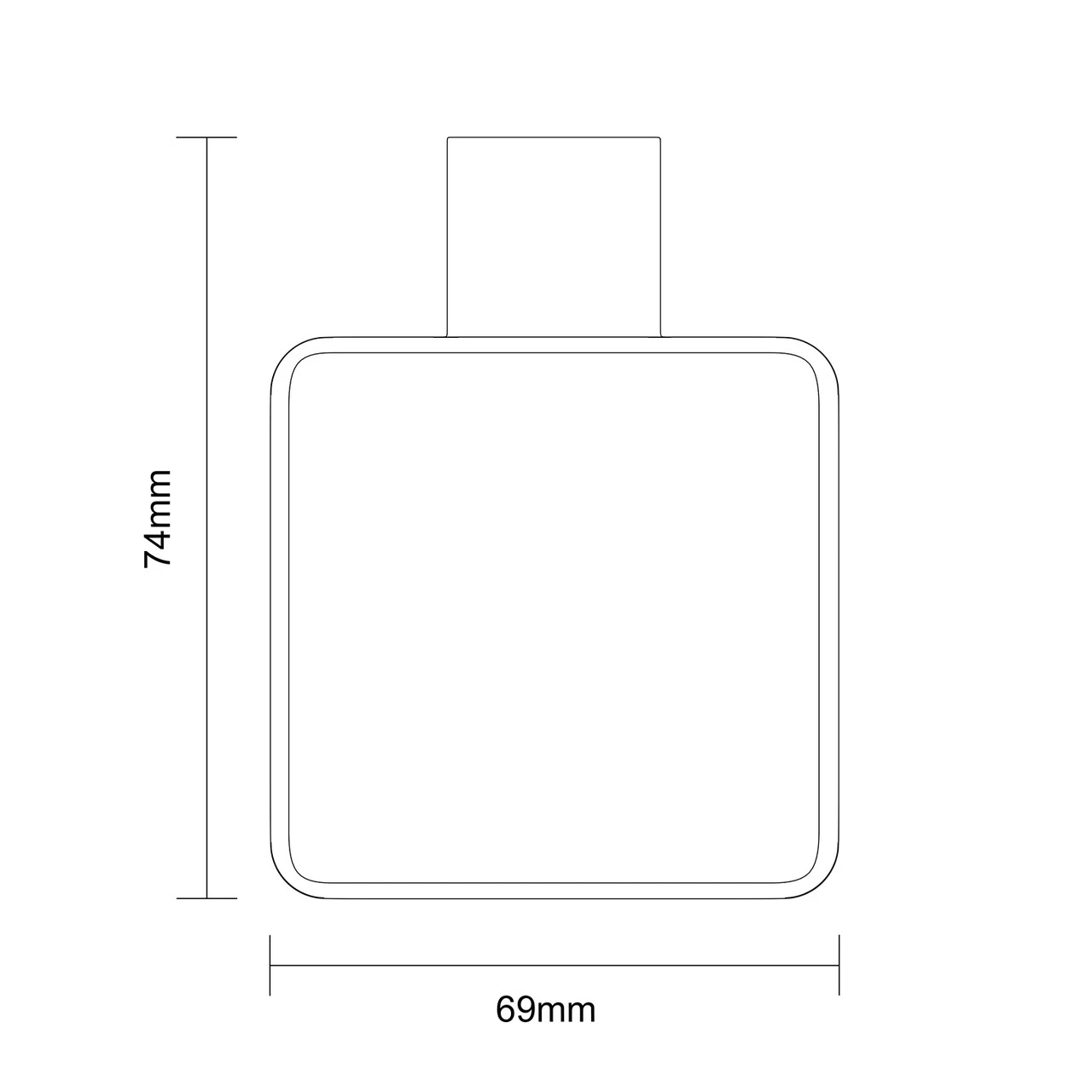 Taurus Polished Chrome And Frosted Glass Wall Mounted Bathroom Tumbler - Image 6
