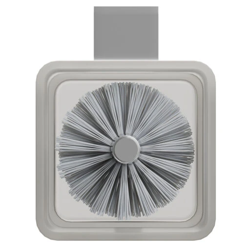 Taurus Polished Chrome And Frosted Glass Wall Mounted Toilet Brush And Holder - Image 5