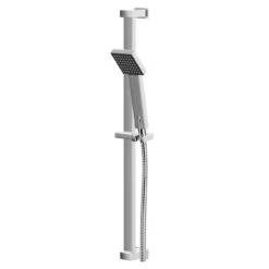 Thames Polished Chrome Shower Slide Rail Kit