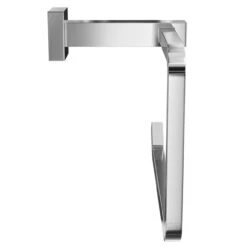Virgo Polished Chrome Wall Mounted Toilet Roll Holder -Bathroom Accessories Store virgo polished chrome wall mounted toilet roll holder side 57688.1652444696