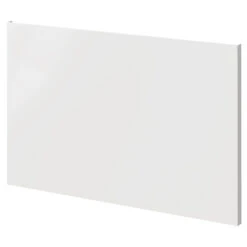 White Acrylic P And L Shaped Shower Bath End Panel