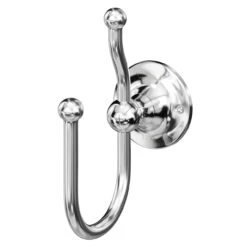 Windsor. Windsor 1930 Traditional Polished Chrome Wall Mounted Double Robe Hook